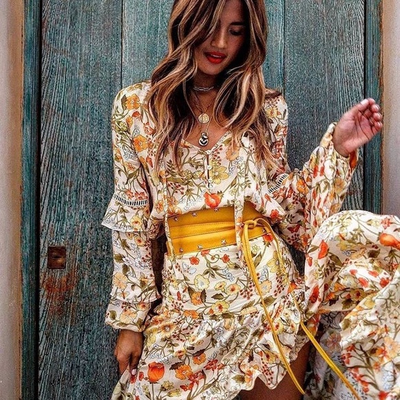 NEW Spell Sayulita Frill Skirt - Picture 2 of 15